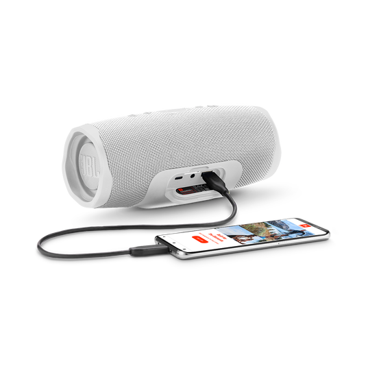 JBL Charge 4 - White - Portable Bluetooth speaker - Detailshot 4