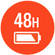 Jusqu&rsquo;&agrave; 48&nbsp;heures d&rsquo;autonomie au total, plus la recharge rapide