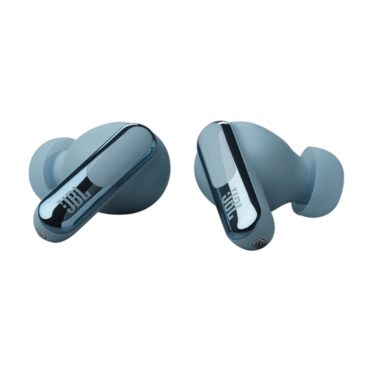 JBL Live Beam 3 - Blue - True wireless noise-cancelling closed-stick earbuds - Detailshot 1