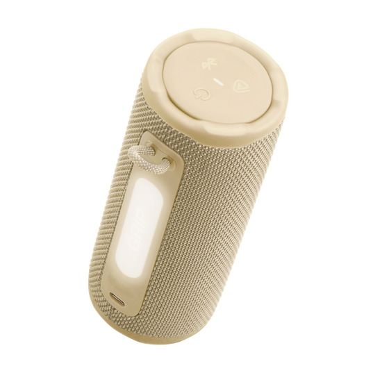 JBL Grip - Yellow - Compact Bluetooth speaker with bold JBL Pro Sound and ambient light - Detailshot 1