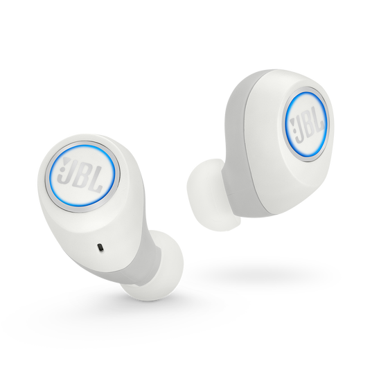 JBL Free - White - Truly wireless in-ear headphones - Front