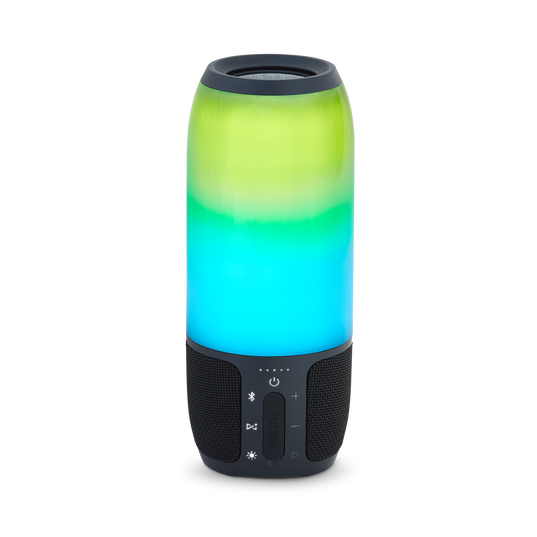 JBL Pulse 3 - Black - Waterproof portable Bluetooth speaker with 360° lightshow and sound. - Back