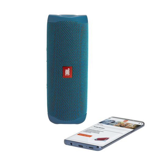 JBL Flip 5 Eco edition - Ocean Blue - Portable Speaker - Eco edition - Detailshot 1