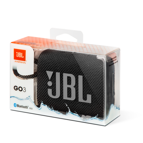 JBL Go 3 Portable Bluetooth Speaker (Black) JBLGO3BLKAM B&H