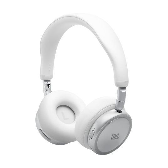 JBL Live 680NC - White - Wireless on-ear Noise Cancelling headphones - Bottom