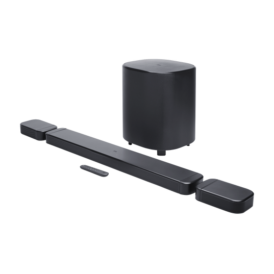 JBL Bar 700MK2 - Black - 7.1 channel soundbar system with detachable speakers, Dolby Atmos® and DTS Virtual:X® - Hero