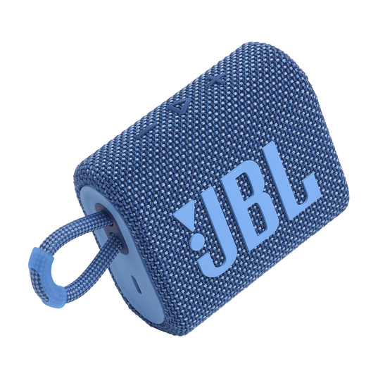 JBL Go 3 Eco - Blue - Ultra-portable Waterproof Speaker - Detailshot 1