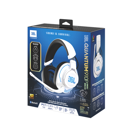 Cancelling 910P with headset over-ear Console head and | Wireless Bluetooth Noise JBL Quantum console tracking-enhanced, Wireless gaming Active