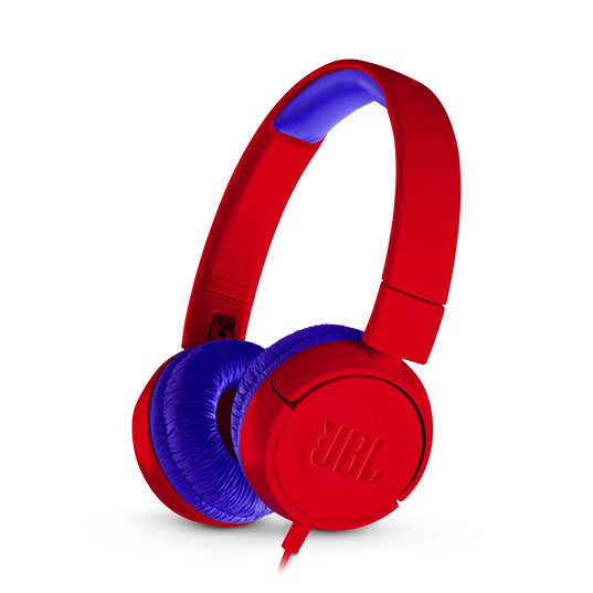 JBL JR300 - Red - Kids on-ear Headphones - Hero