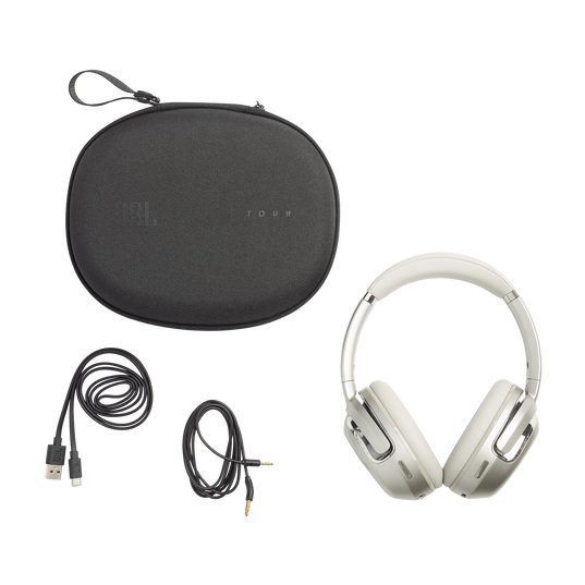 JBL Tour One M2 - Sand - Wireless over-ear Noise Cancelling headphones - Detailshot 6