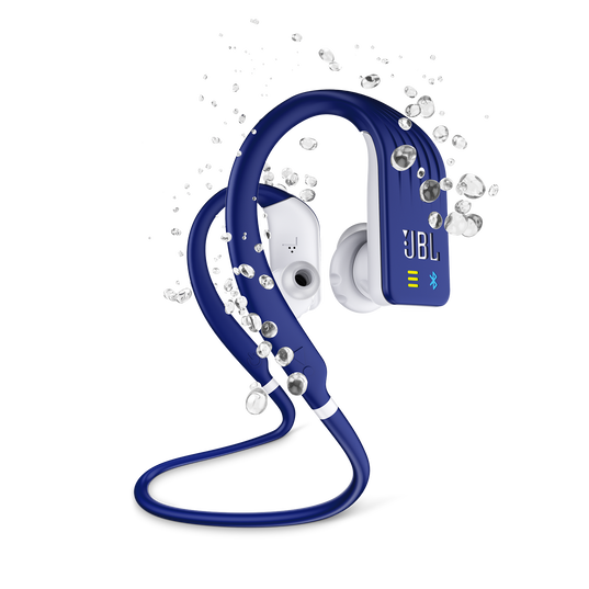 JBL Endurance DIVE - Blue - Waterproof Wireless In-Ear Sport Headphones with MP3 Player - Hero