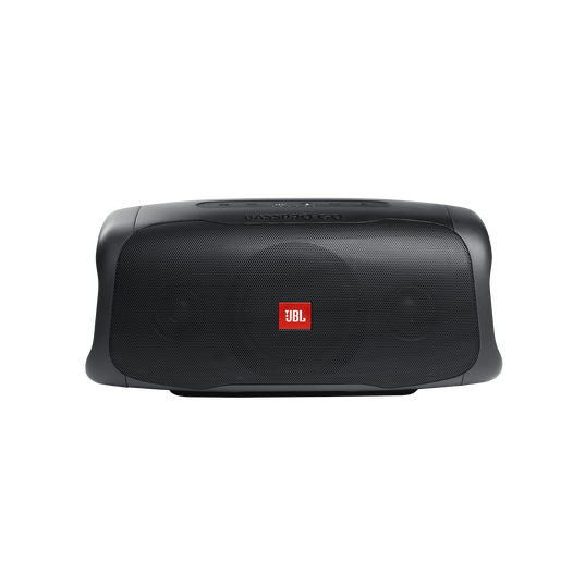 BassPro Go - Black - In-vehicle powered subwoofer & full-range portable Bluetooth&reg; speaker. - Front