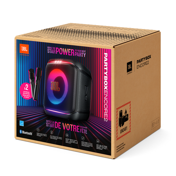 A　JBL PARTY BOX ENCORE2 JBL PartyBox Encore 2 | Portable party speaker with 2 mics