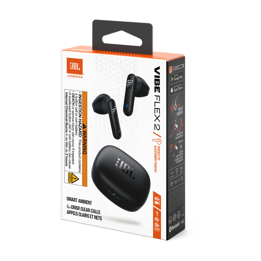 JBL Vibe Flex 2 - Black - True Wireless Earbuds - Detailshot 15
