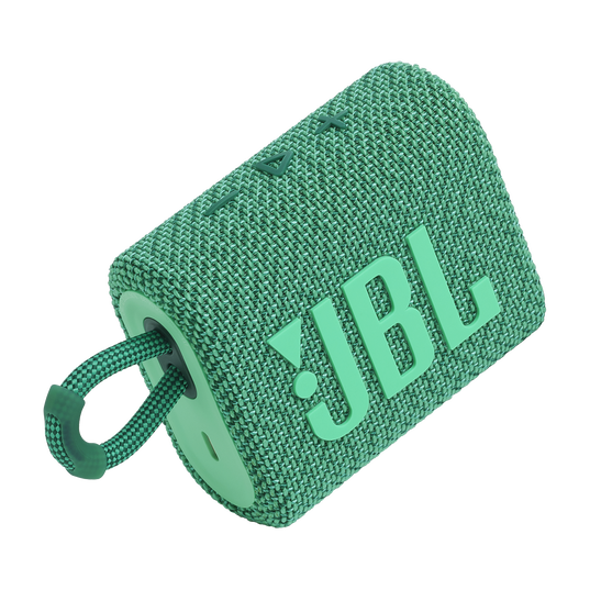 JBL Go 3 Eco - Green - Ultra-portable Waterproof Speaker - Detailshot 1