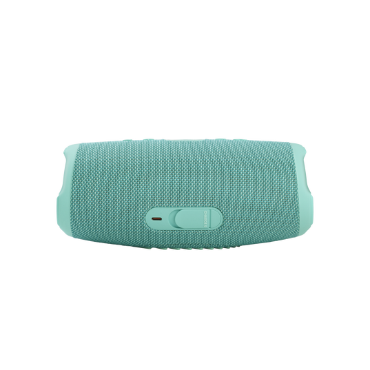 JBL Charge 5 - Teal - Portable Waterproof Speaker with Powerbank - Back
