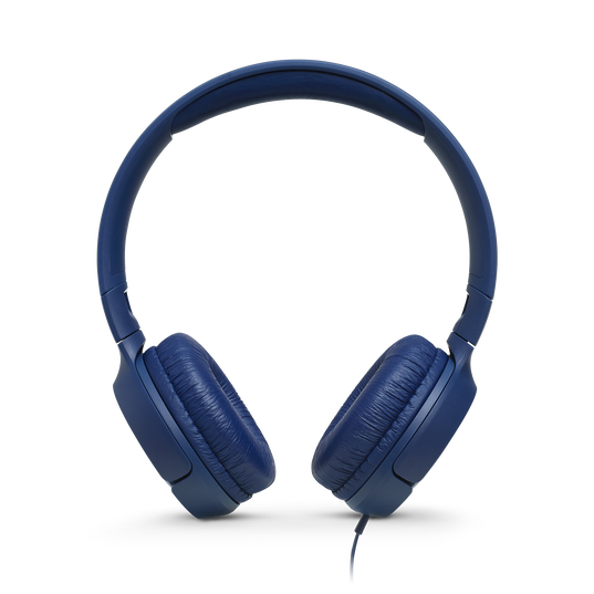 JBL Tune 500 - Blue - Wired on-ear headphones - Front