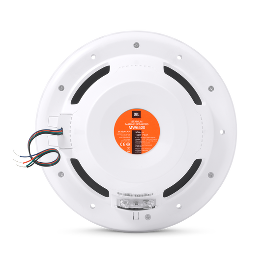 JBL Stadium Marine M6520 - White - Take JBL concert level sound to the high seas. - Back