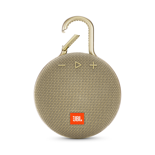 JBL Clip 3 - Desert Sand - Portable Bluetooth® speaker - Front