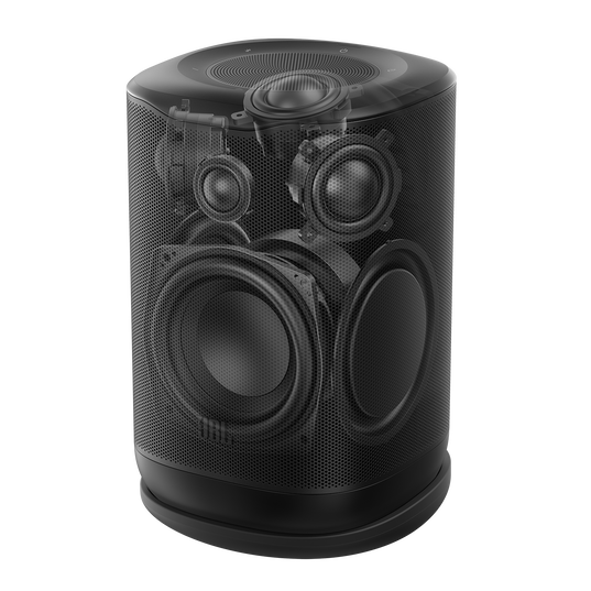 JBL Cove P1 - Black - Portable Wi-Fi home speaker - Detailshot 5