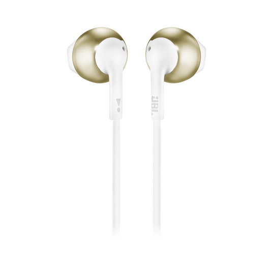 JBL Tune 205BT - Champagne Gold - Wireless Earbud headphones - Back