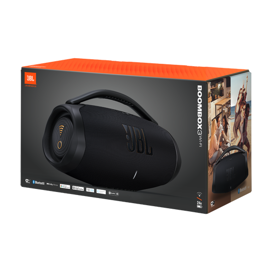 JBL BOOMBOX 3 ブラック JBL Boombox 3 Wi-Fi | Powerful Wi-Fi and Bluetooth portable speaker