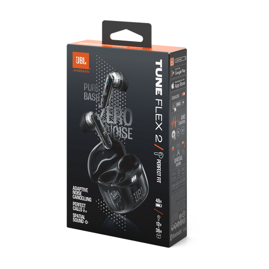 JBL TUNE FLEX 2 ワイヤレスイヤフォン JBL Tune Flex 2 Ghost Edition | True Wireless Noise Cancelling Earbuds