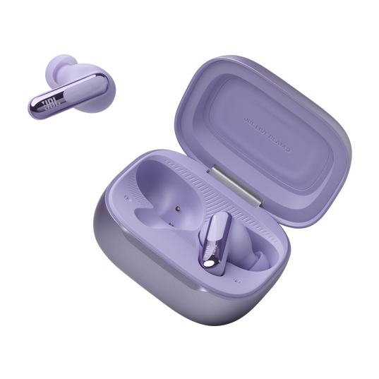 動作極美品！　JBL LIVE BEAM 3 パープル JBL Live Beam 3 | True wireless noise-cancelling closed-stick earbuds