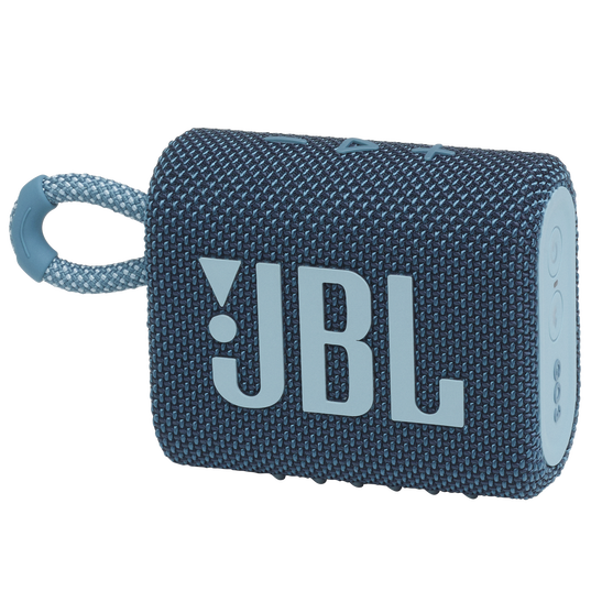 JBL Go 3 - Blue - Portable Waterproof Speaker - Hero