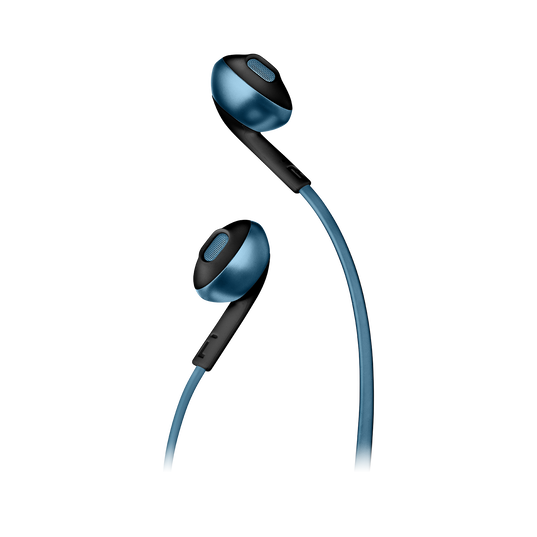 JBL Tune 205BT - Blue - Wireless Earbud headphones - Detailshot 1