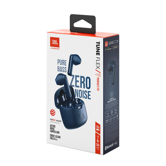 JBL Tune Flex - Blue - True wireless Noise Cancelling earbuds - Detailshot 15