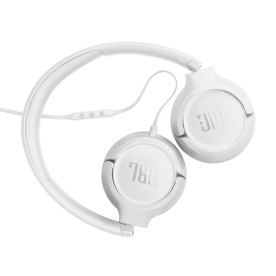 JBL Tune 530C - White - Wired on-ear headphones - Back