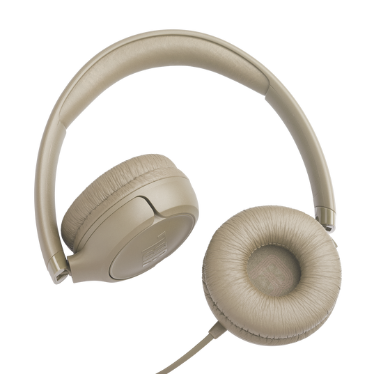 JBL Tune 530 Wired - Beige - Wired on-ear headphones - Detailshot 1