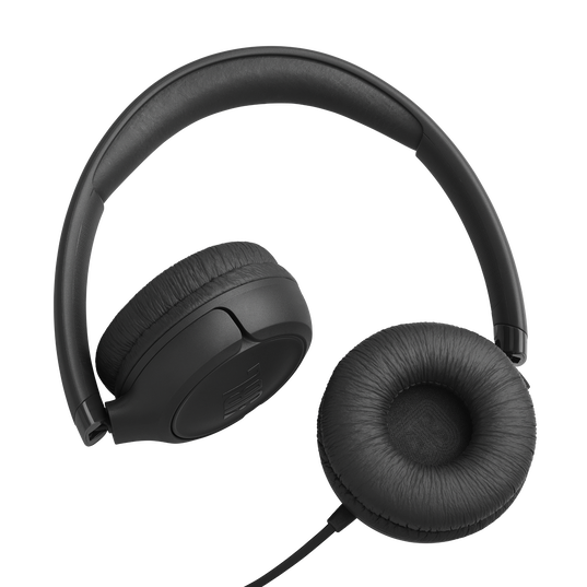 JBL Tune 530C - Black - Wired on-ear headphones - Bottom