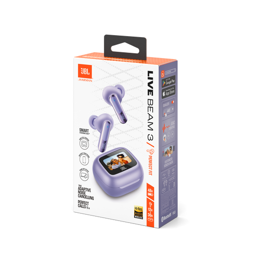 JBL Live Beam 3 | True wireless noise-cancelling closed-stick earbuds