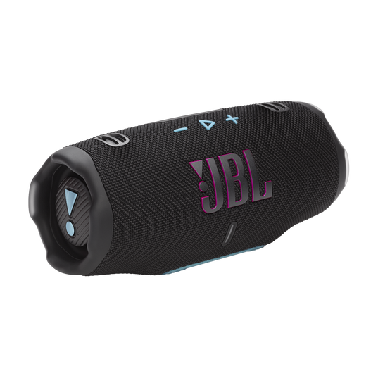 JBL Charge 6 - Black and Orange - Portable waterproof and drop-proof Bluetooth speaker - Hero