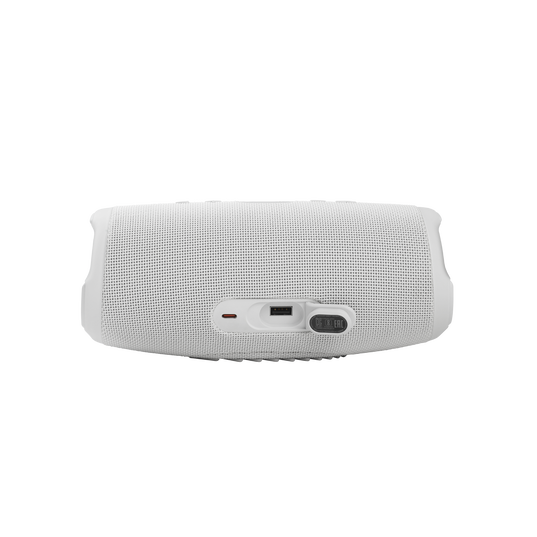 JBL Charge 5 - White - Portable Waterproof Speaker with Powerbank - Detailshot 1