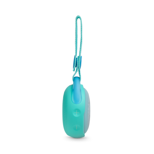 JR POP JBL - Enceinte portable pour enfants - Bluetooth & Waterproof - Avec  modes lumineux multicolores & autocollants - Autonomie 5 hrs,Bleu