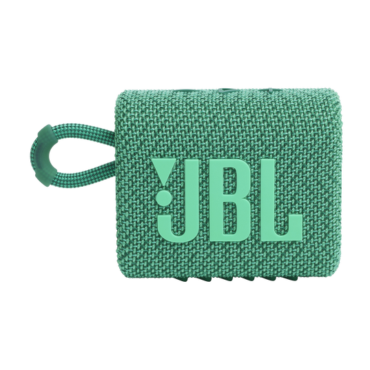 JBL Go 3 Eco - Green - Ultra-portable Waterproof Speaker - Front