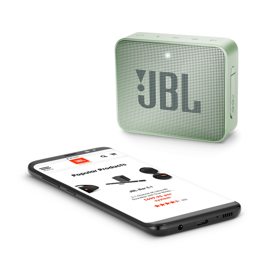 JBL Go 2 - Seafoam Mint - Portable Bluetooth speaker - Detailshot 3