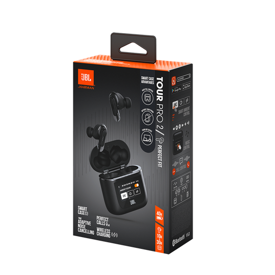 JBL TOUR PRO 2ワイヤレスイヤホン bluetooth JBL Tour Pro 2 - True Wireless Noise Cancelling Earbuds with Smart