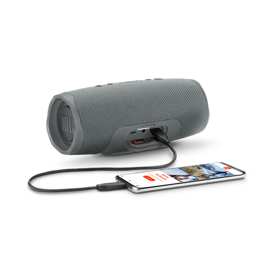 JBL Charge 4 - Grey - Portable Bluetooth speaker - Detailshot 4