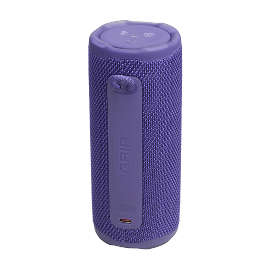 JBL Grip - Purple - Compact Bluetooth speaker with bold JBL Pro Sound and ambient light - Back