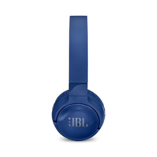 JBL Tune 600BTNC - Blue - Wireless, on-ear, active noise-cancelling headphones. - Left