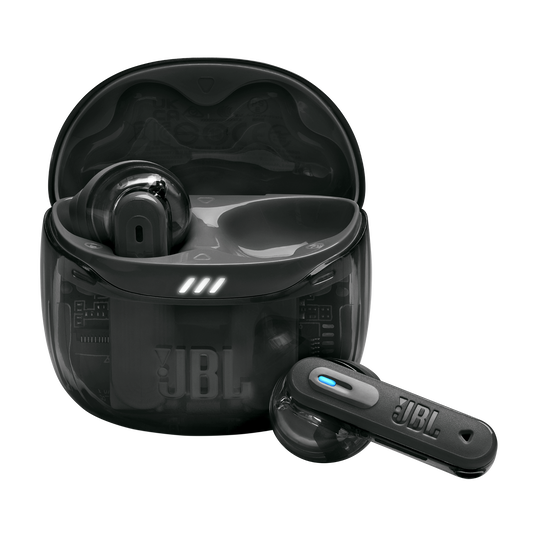 JBL Tune Flex 2 Ghost Edition - Ghost Black - True Wireless Noise Cancelling Earbuds - Hero