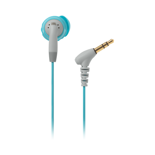 JBL Inspire 100 Women - Teal - In-ear, sport headphones with Twistlock™ Technology specifically made for women. - Back