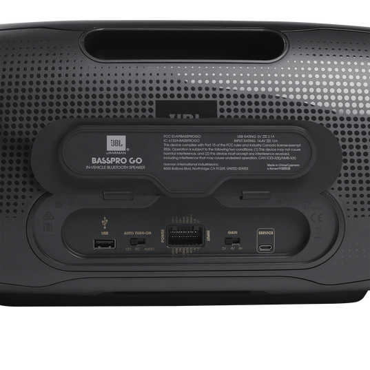 BassPro Go - Black - In-vehicle powered subwoofer & full-range portable Bluetooth&reg; speaker. - Detailshot 4