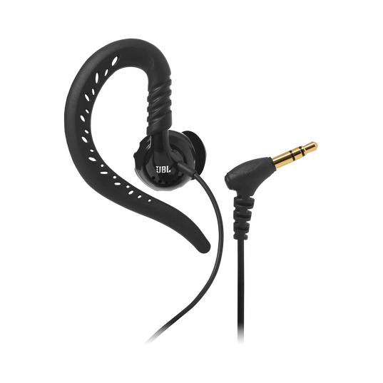 JBL Focus 100 - Black - Behind-the-ear, sport headphones with Twistlock™ Technology - Detailshot 1
