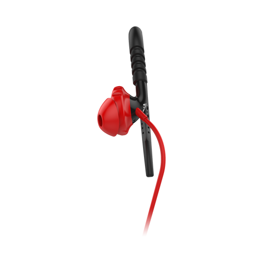 JBL Focus 100 - Black / Red - Behind-the-ear, sport headphones with Twistlock™ Technology - Detailshot 2