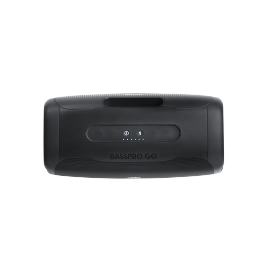 BassPro Go - Black - In-vehicle powered subwoofer & full-range portable Bluetooth&reg; speaker. - Top